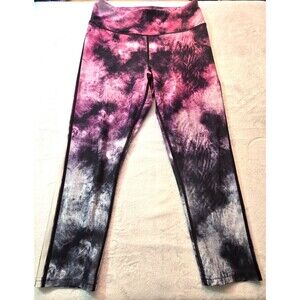 FILA Women's Tie Dye Cropped Leggings Size M